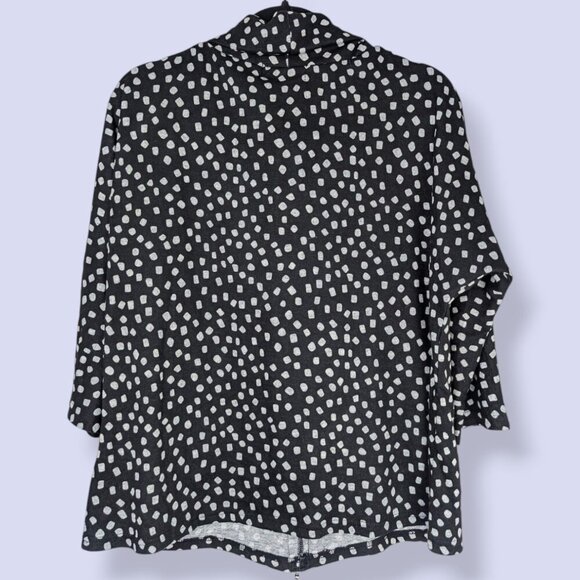 Creation B&W 3/4 Sleeve Accent Sweater - Picture 5 of 8